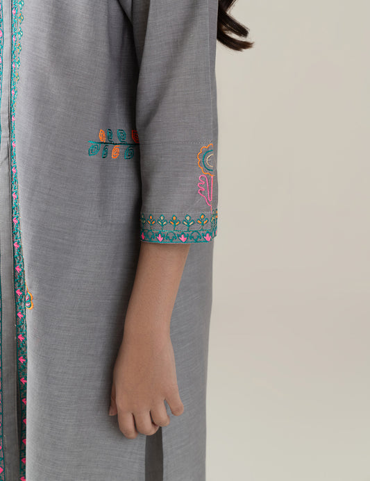 2 PIECE VIBRANT EMBROIDERED SUIT