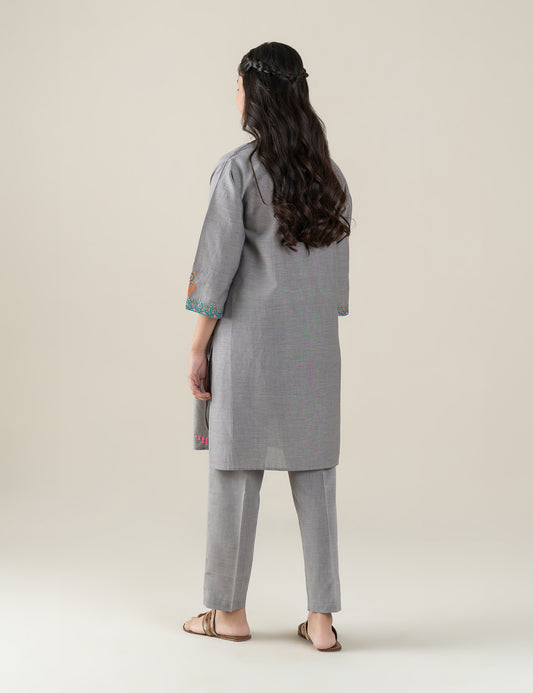 2 PIECE VIBRANT EMBROIDERED SUIT