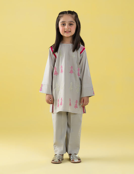 2 PIECE FUN EMBROIDERED SUIT