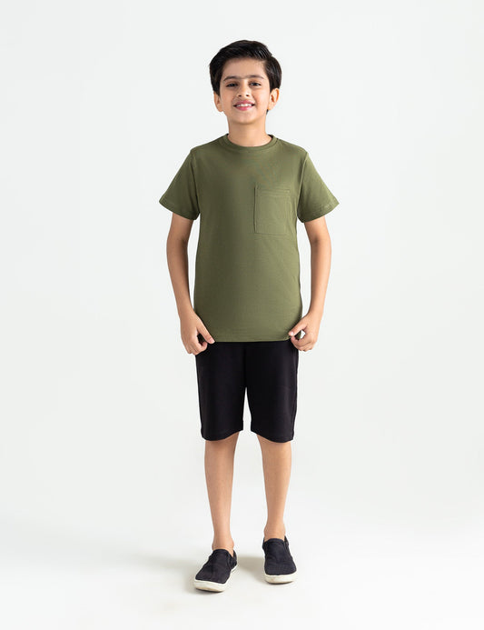 BASIC T-SHIRT WITH PATCH POCKET