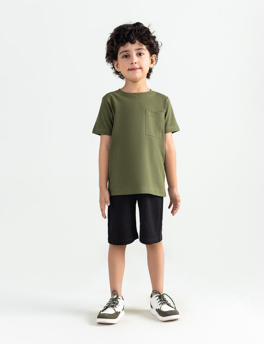 BASIC T-SHIRT WITH PATCH POCKET