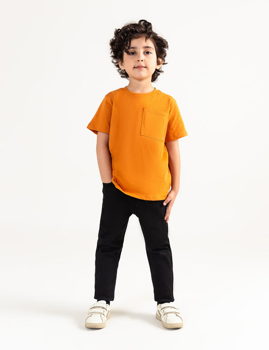 BASIC T-SHIRT WITH PATCH POCKET