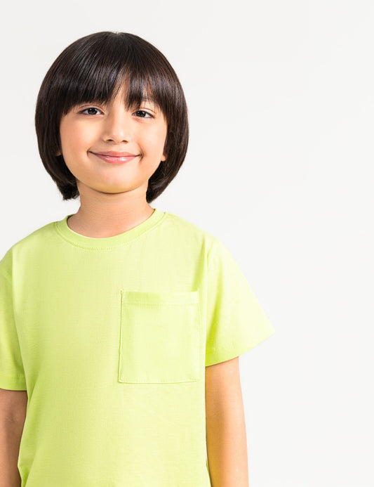 BASIC T-SHIRT WITH PATCH POCKET