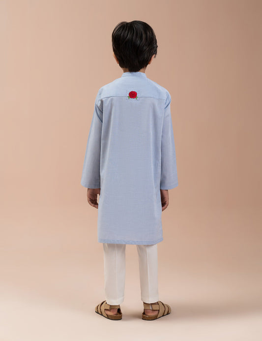 ROSE EMBROIDERED KURTA