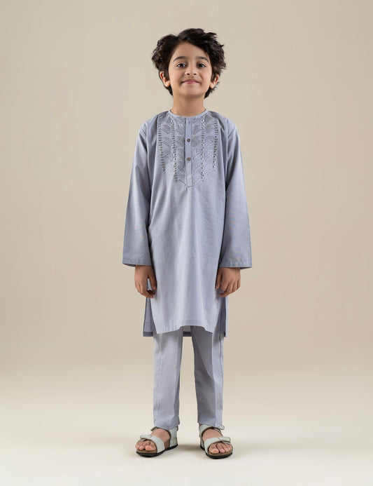 2 PIECE CLASSIC EMBROIDERED SUIT