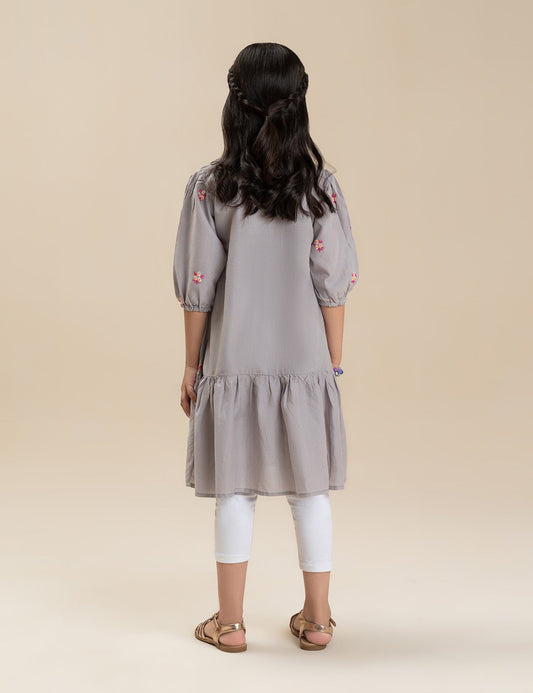 EMBROIDERED DRESS