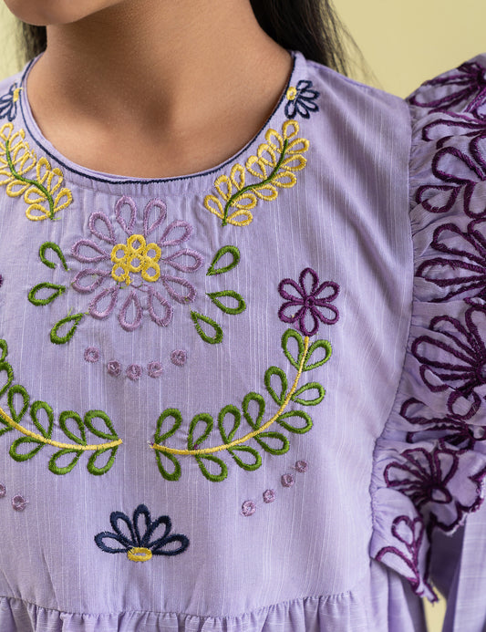 EMBROIDERED DRESS