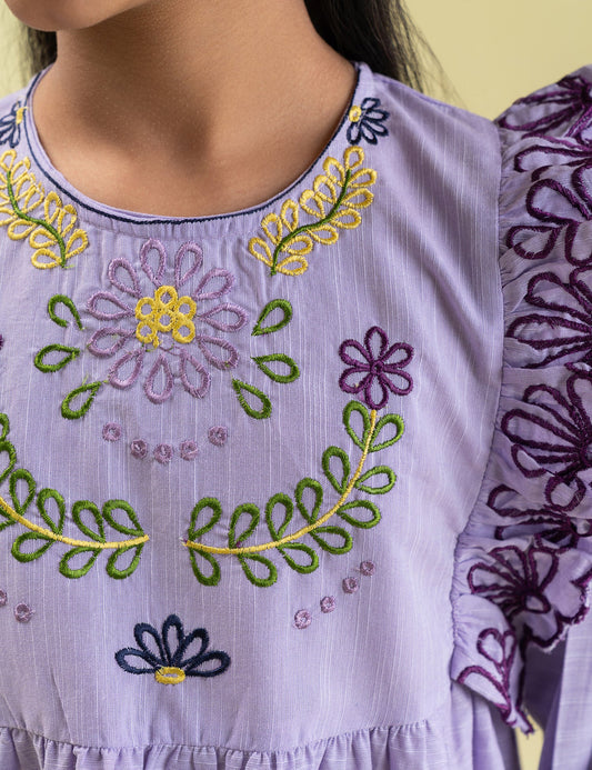 EMBROIDERED DRESS