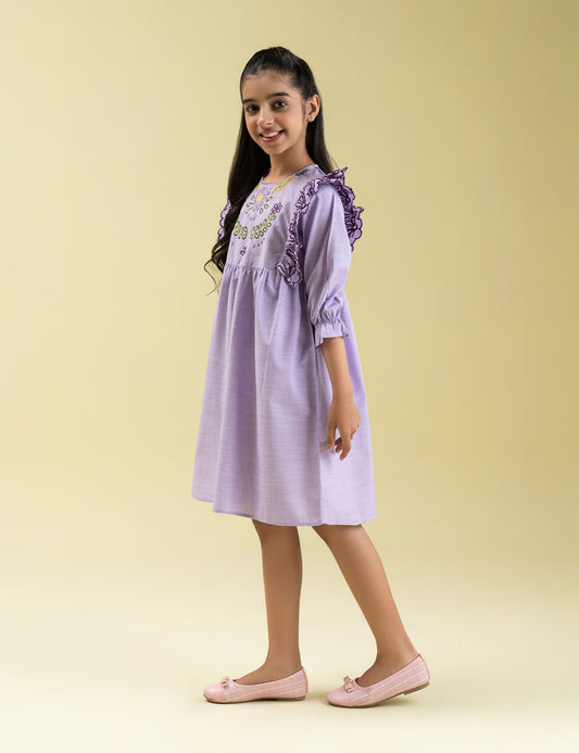 EMBROIDERED DRESS