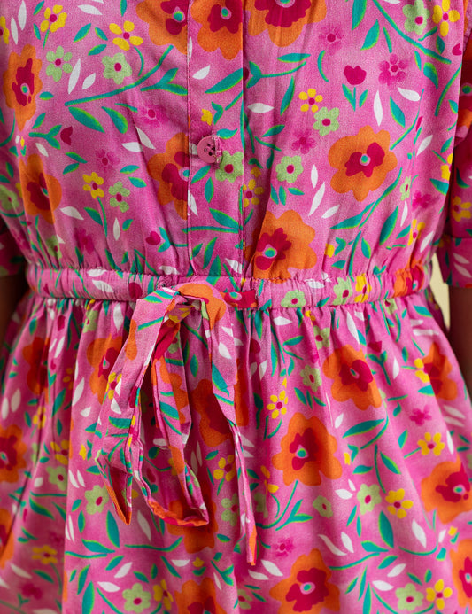 FLORAL PRINTED DRESS
