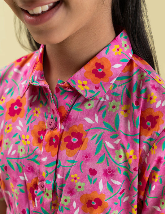 FLORAL PRINTED DRESS
