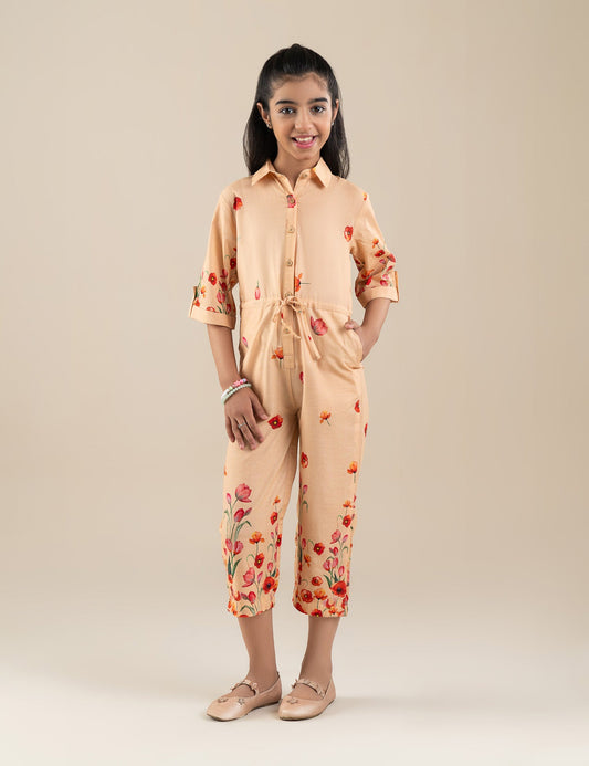 FLORAL PRINTED JUMPSUIT