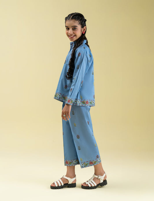 2 PIECE FLORAL PRINTED SUIT