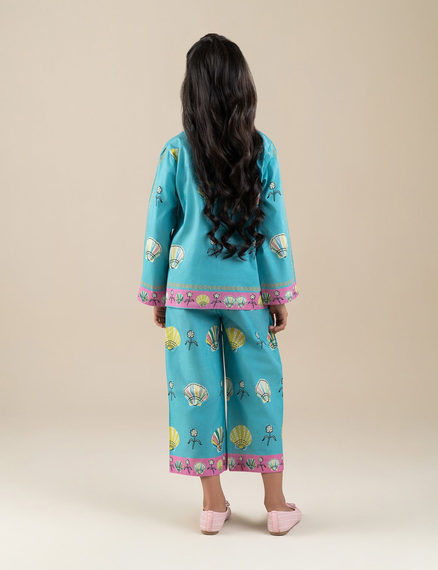 2 PIECE SHELL PRINTED SUIT