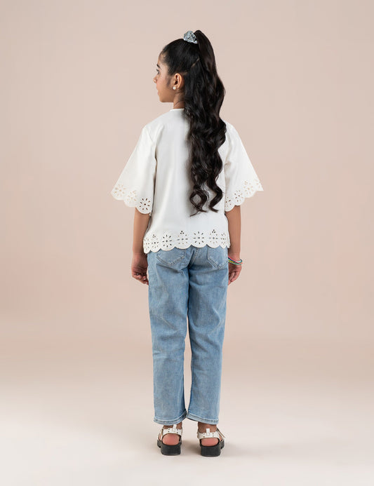EMBROIDERED TOP