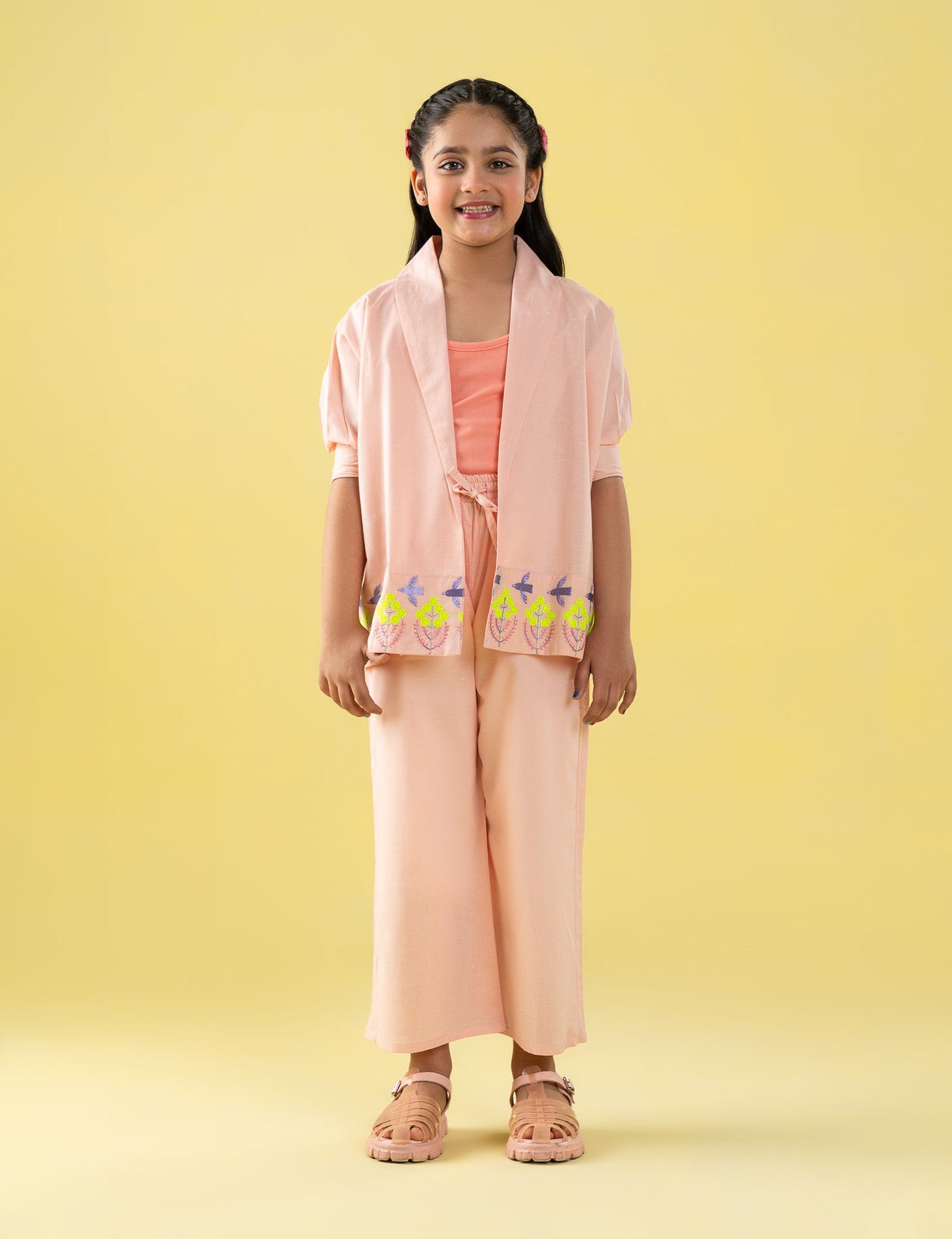 2 PIECE EMBROIDERED SUIT