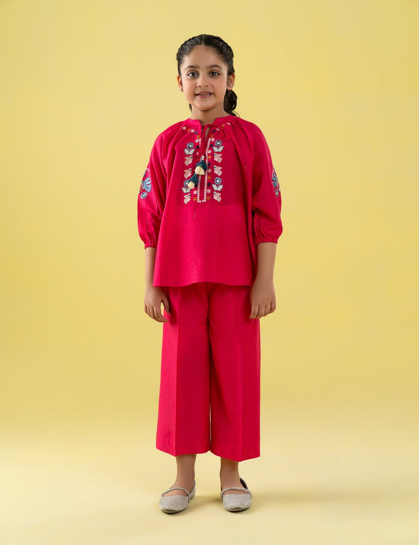 2 PIECE EMBROIDERED SUIT