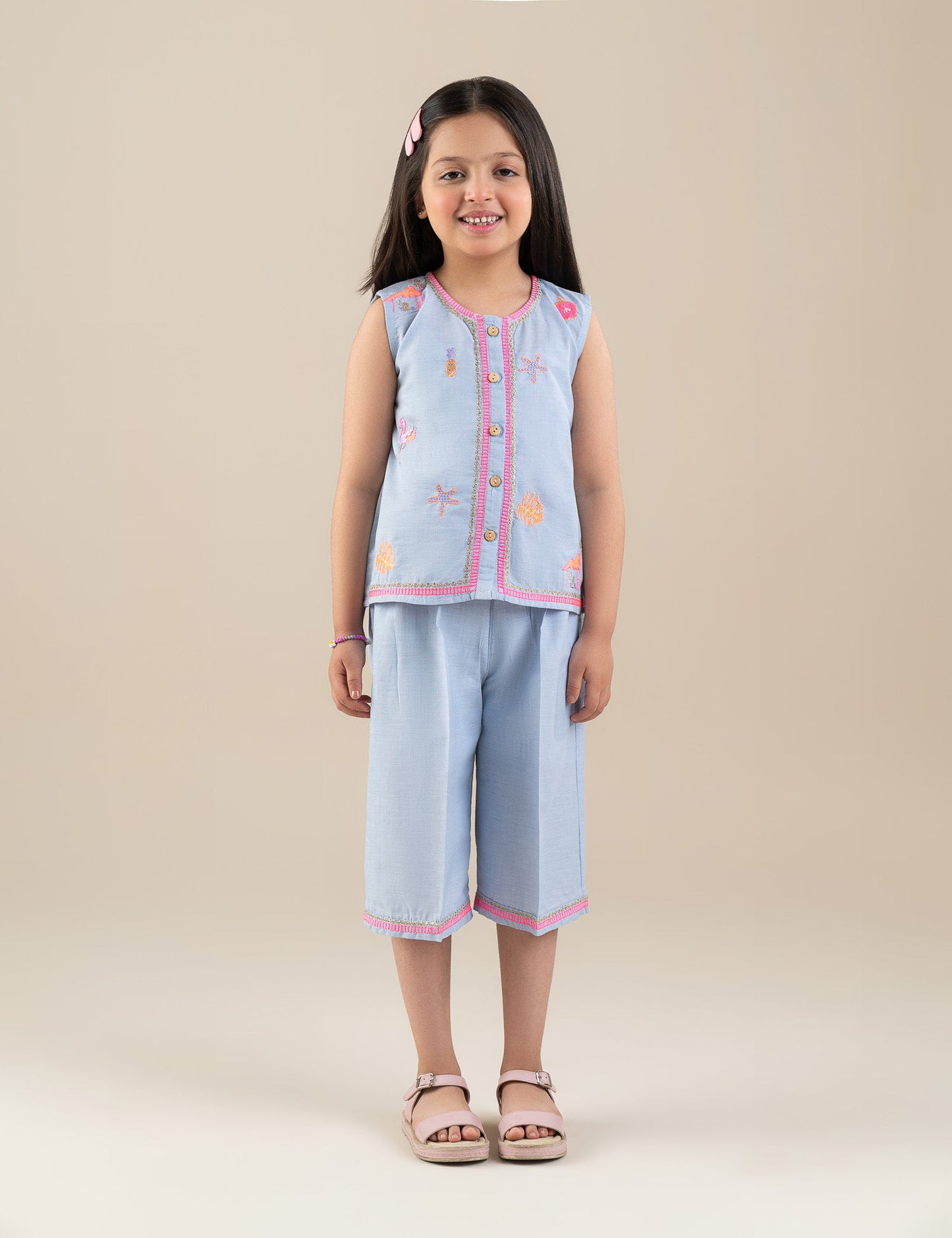 2 PIECE STYLISED EMBROIDERED SUIT