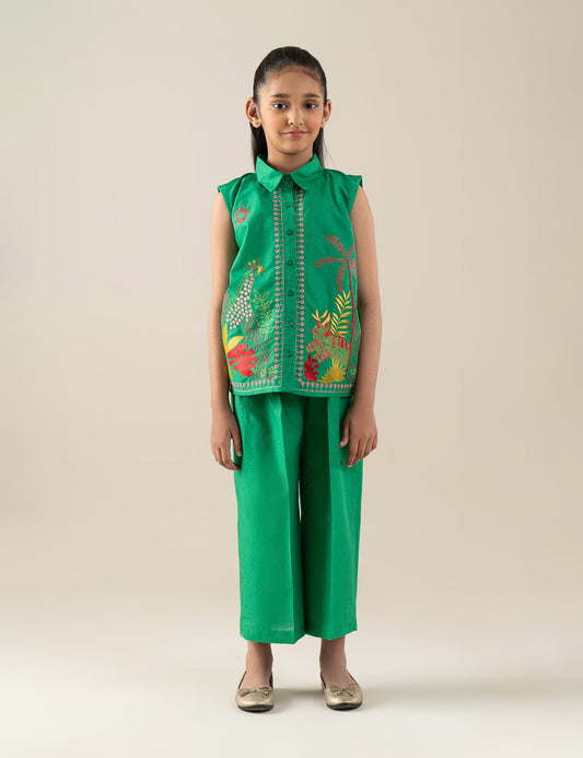 2 PIECE STYLISED EMBROIDERED SUIT