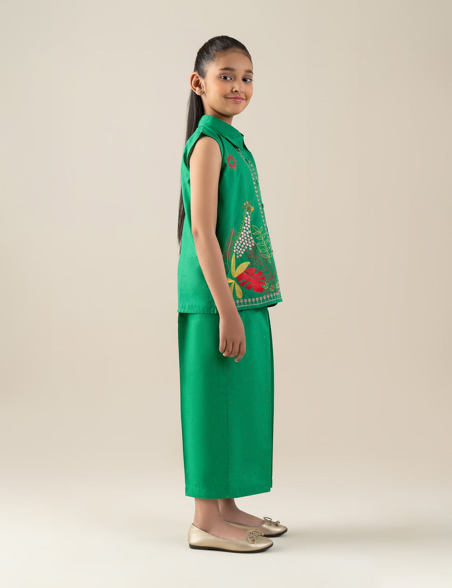 2 PIECE STYLISED EMBROIDERED SUIT