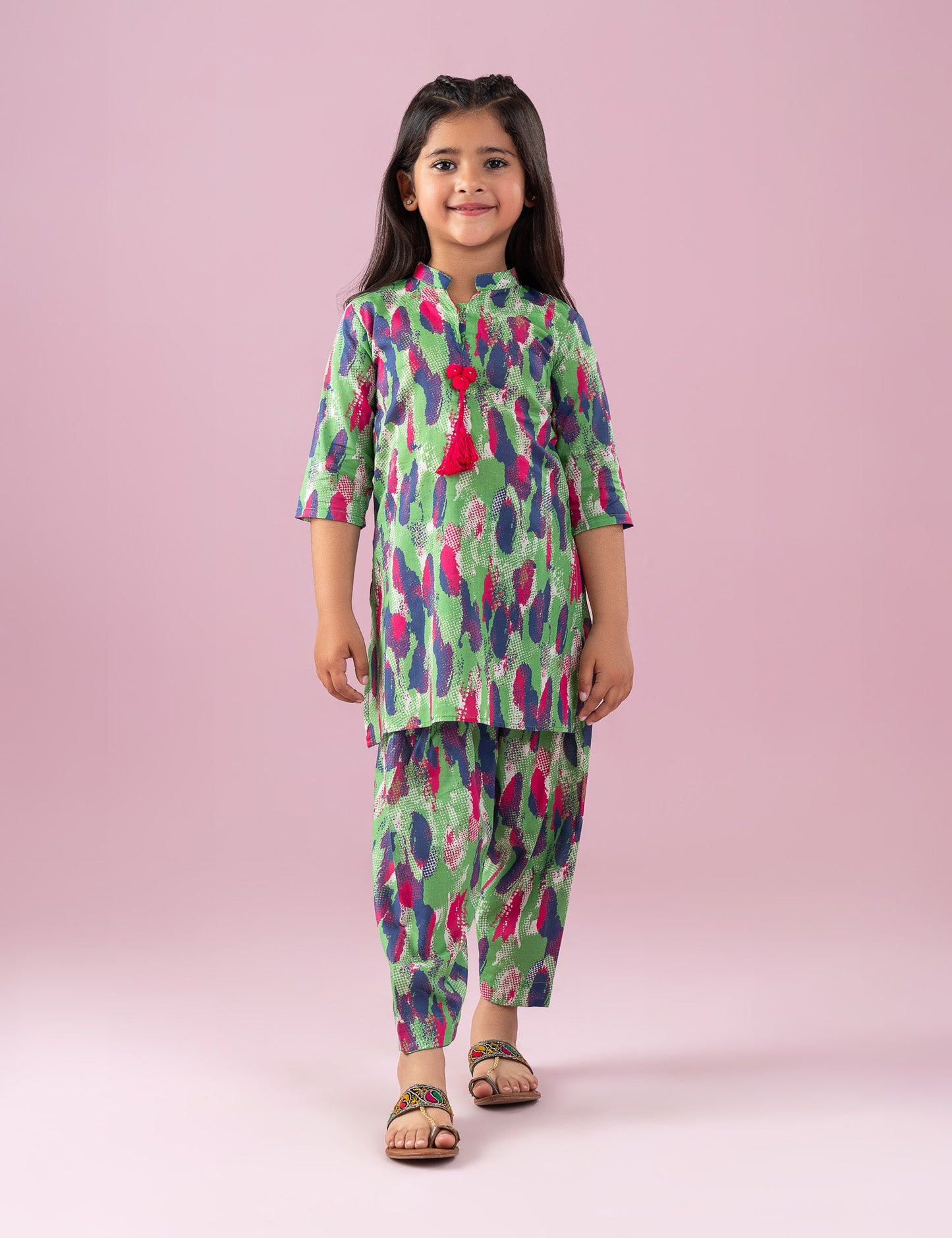 2 PIECE PRINTED SUIT