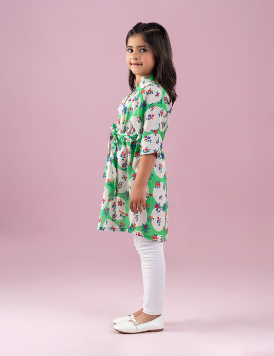 PRINTED LONG DRESS