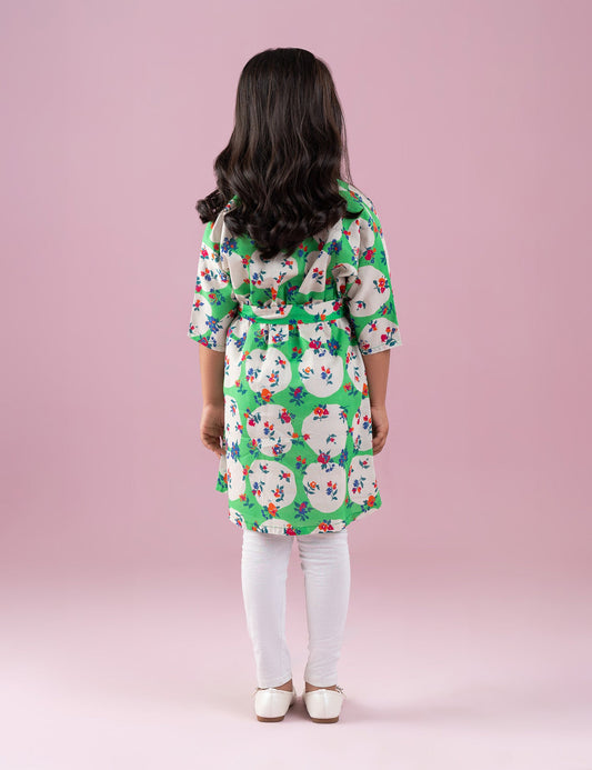 PRINTED LONG DRESS