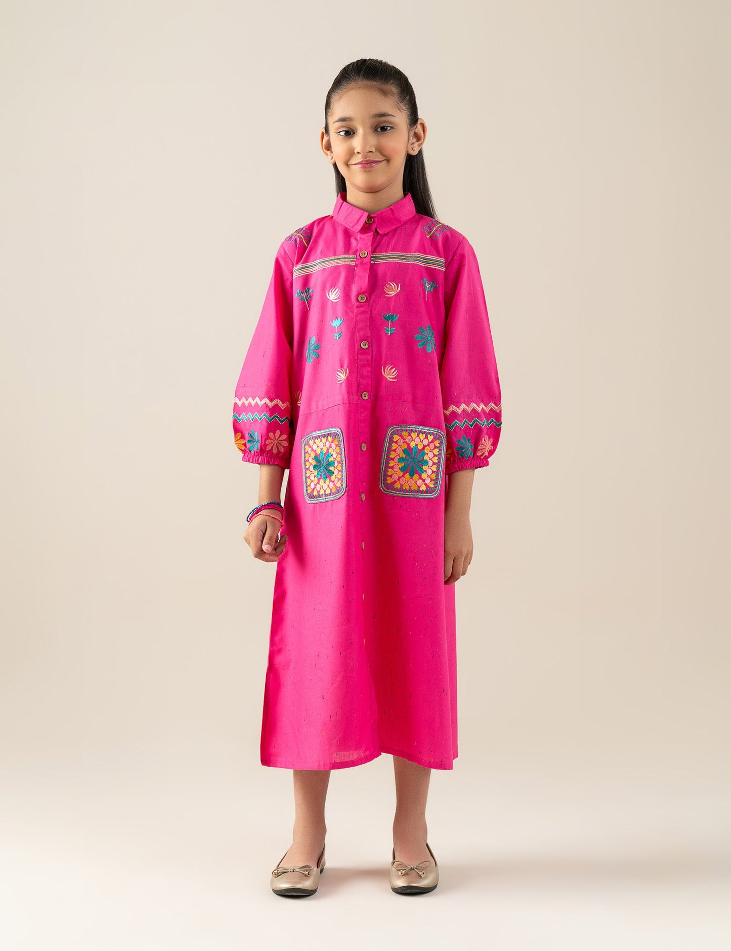 EMBROIDERED DRESS