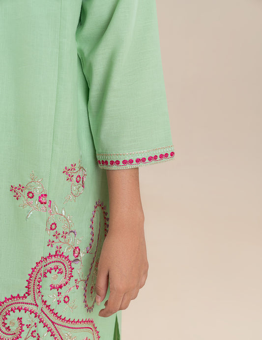 2 PIECE VIBRANT EMBROIDERED SUIT