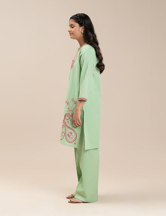 2 PIECE VIBRANT EMBROIDERED SUIT