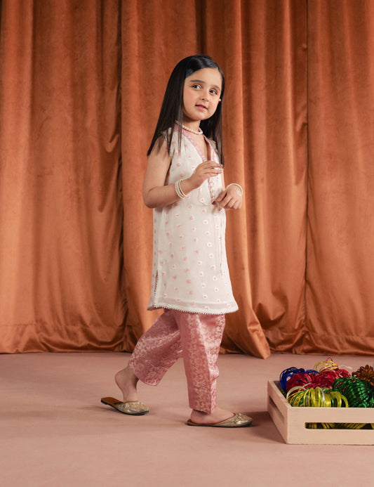 2 PIECE SHIMMER WHITE SET