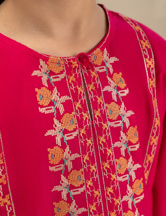 2 PIECE ETHNIC EMBROIDERED SUIT