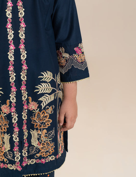2 PIECE ALLOVER EMBROIDERED SUIT