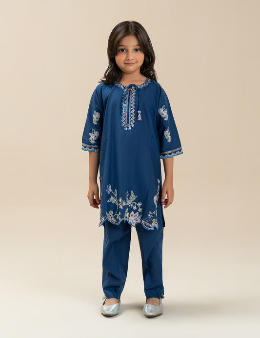 2 PIECE VIBRANT EMBROIDERED SUIT