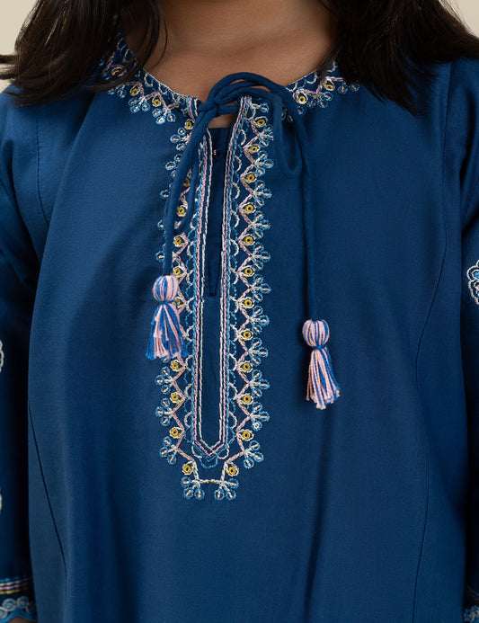 2 PIECE VIBRANT EMBROIDERED SUIT