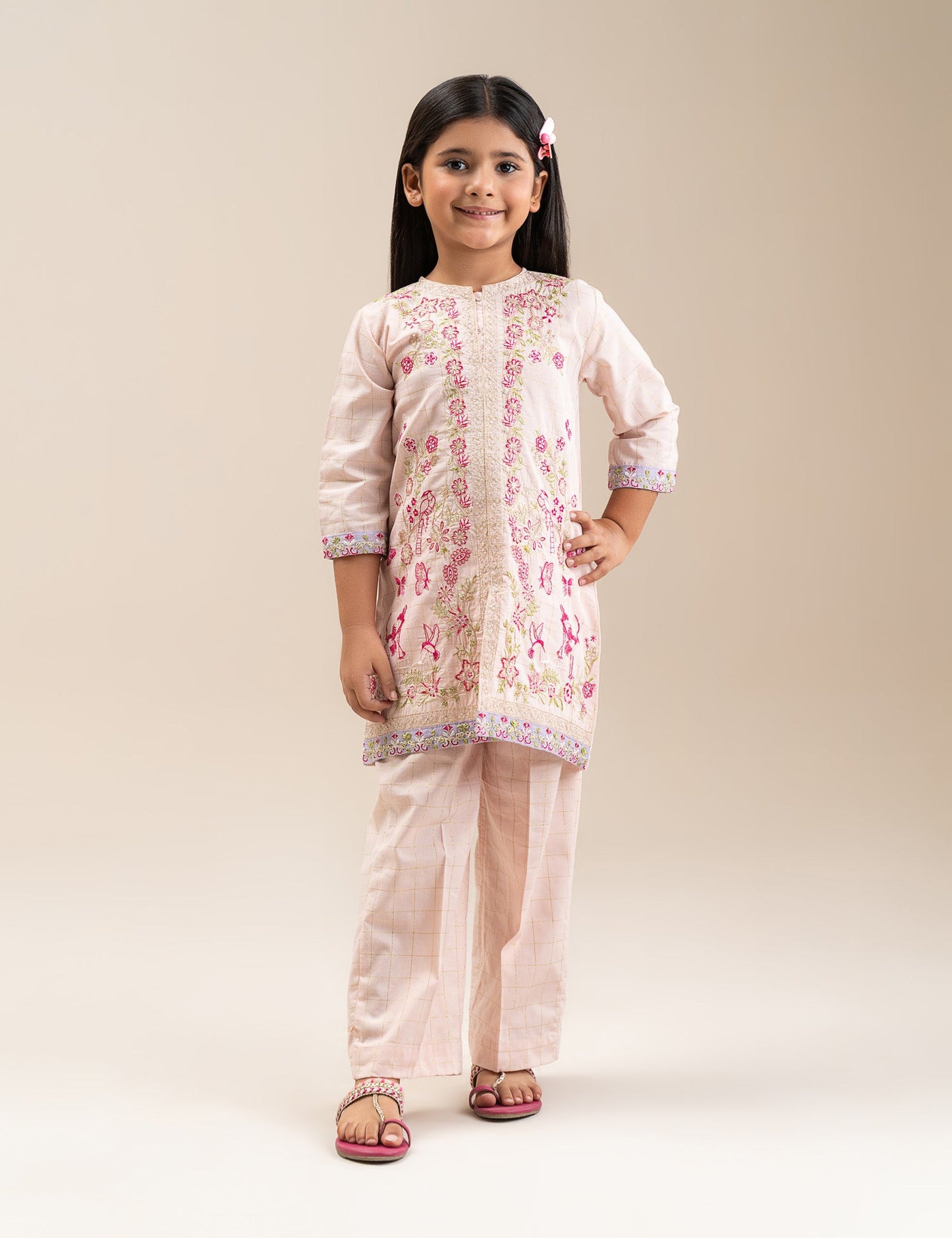 2 PIECE ETHNIC EMBROIDERED SUIT