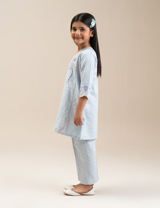 2 PIECE ETHNIC EMBROIDERED SUIT