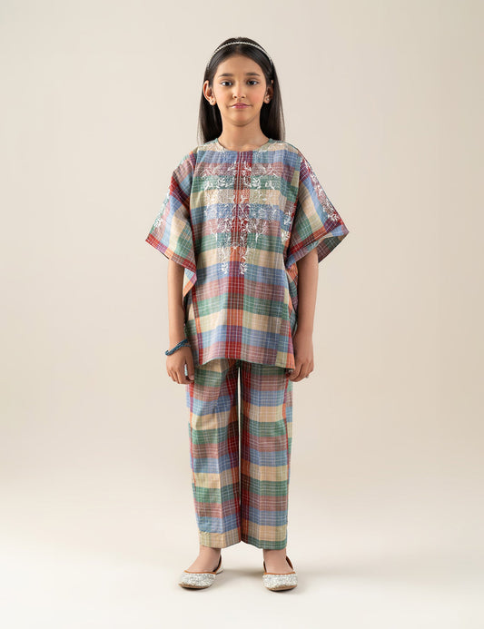 2 PIECE EMBROIDERED SUIT