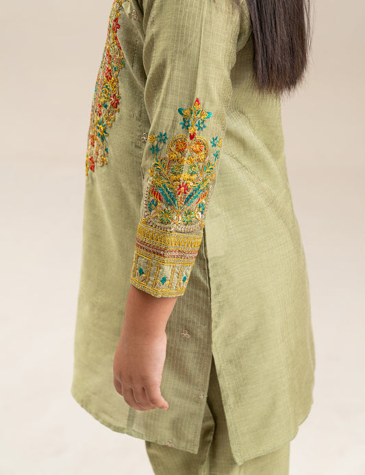 2 PIECE ETHNIC EMBROIDERED SUIT