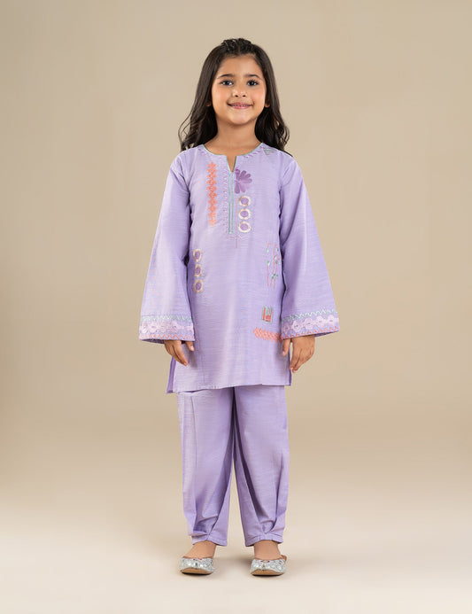 2 PIECE EMBROIDERED SUIT