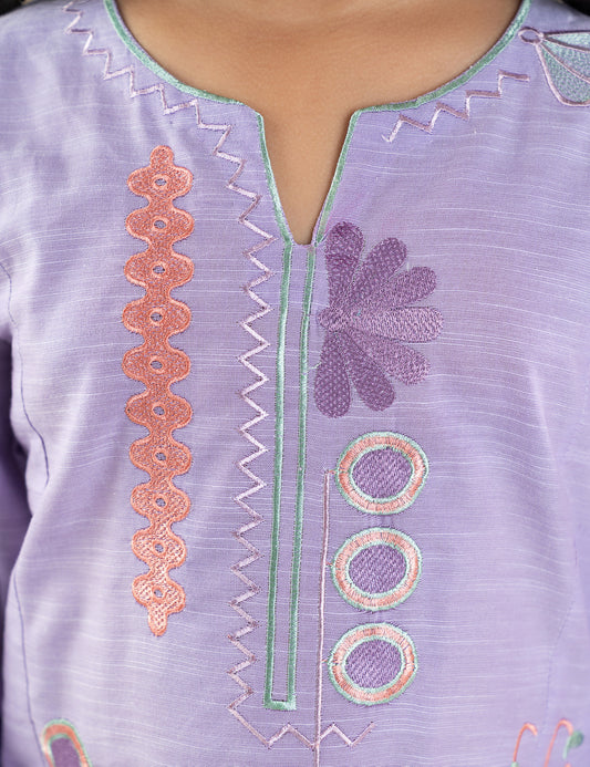 2 PIECE EMBROIDERED SUIT