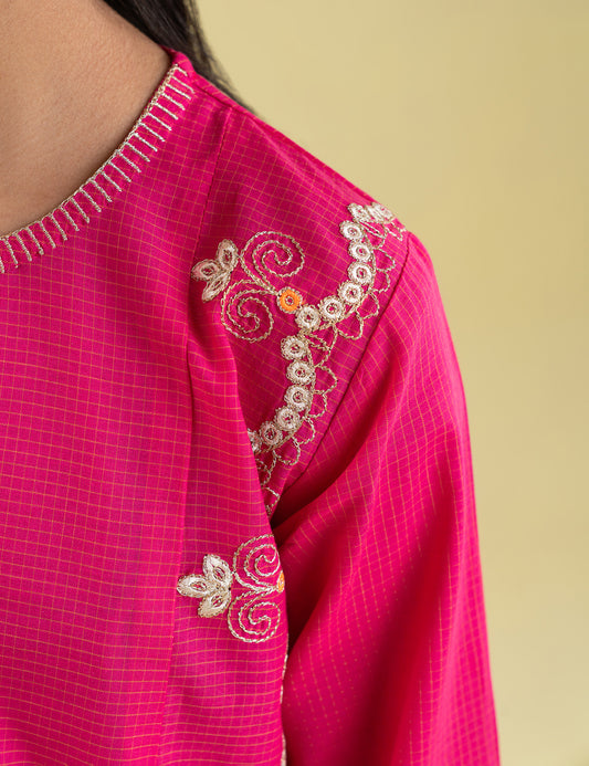 2 PIECE ETHNIC EMBROIDERED SUIT