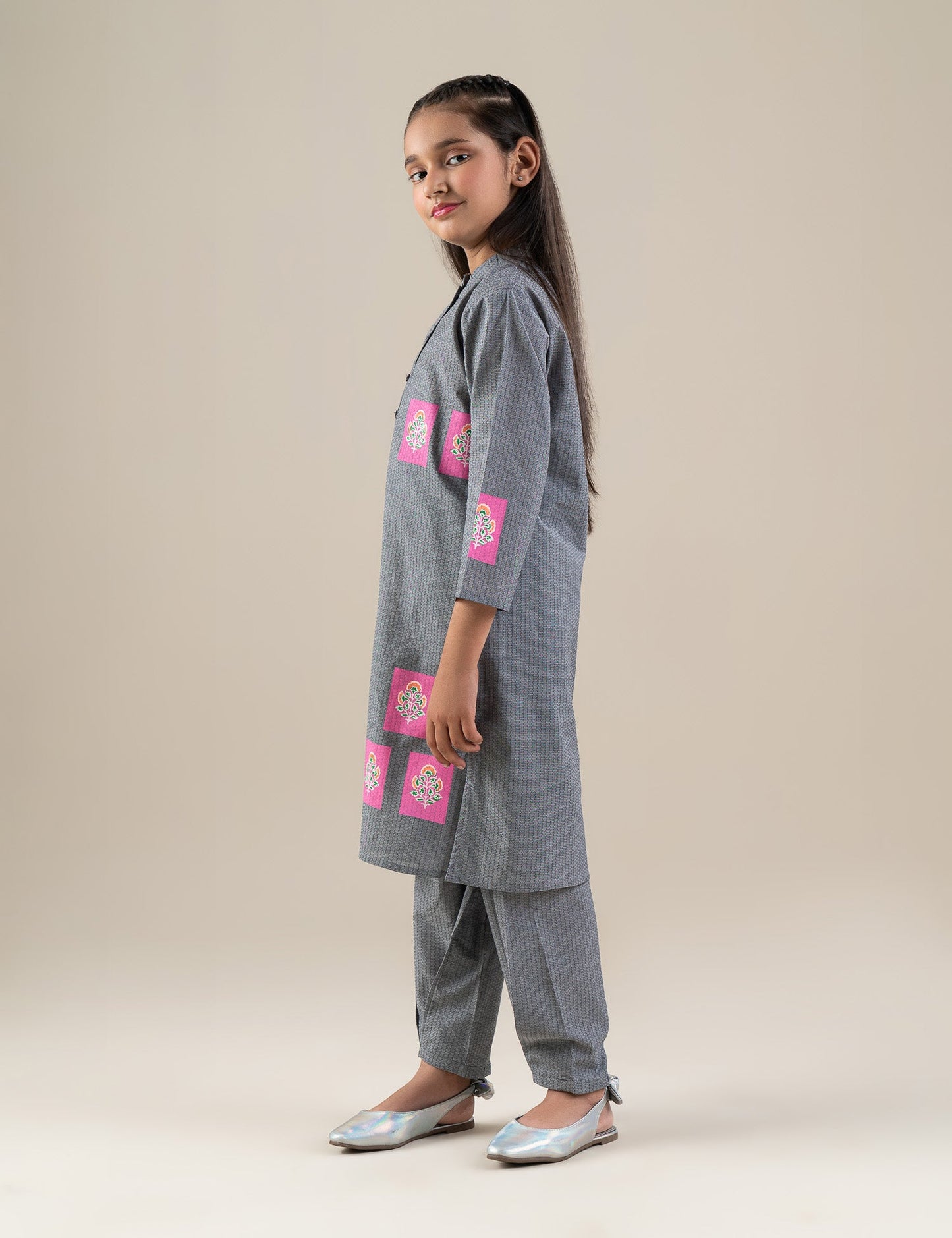 2 PIECE BLOCK PRINTED SUIT