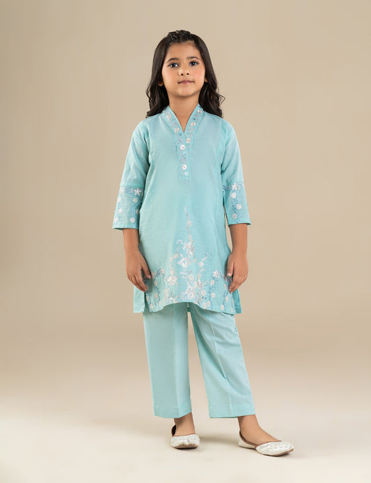 2 PIECE TILLA EMBROIDERED SUIT