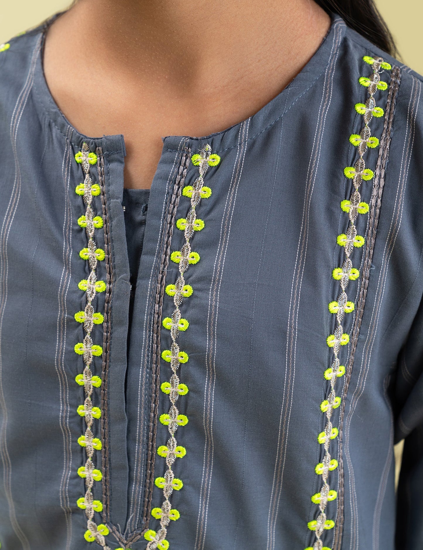 2 PIECE ETHNIC EMBROIDERED SUIT