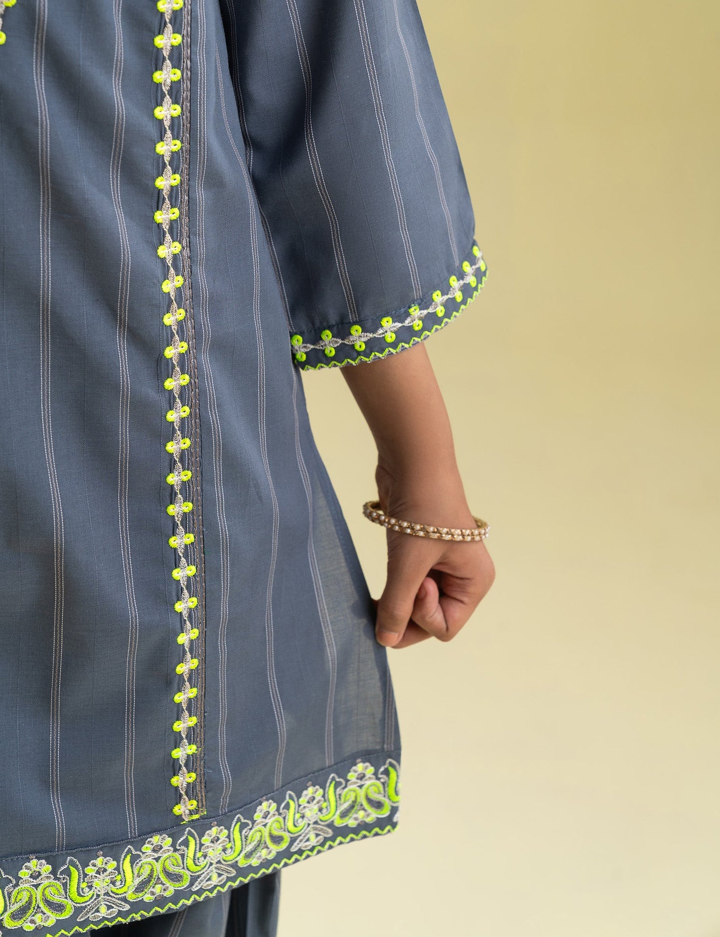 2 PIECE ETHNIC EMBROIDERED SUIT