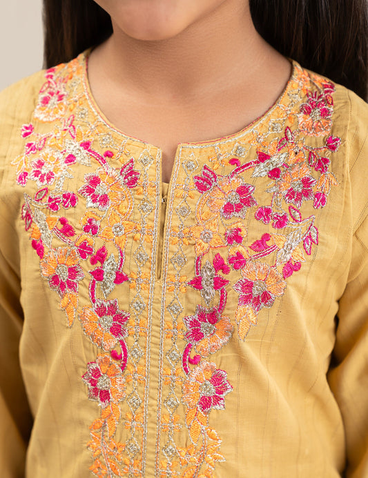 2 PIECE EMBROIDERED SUIT