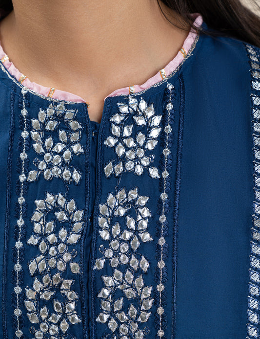 2 PIECE ETHNIC EMBROIDERED SUIT