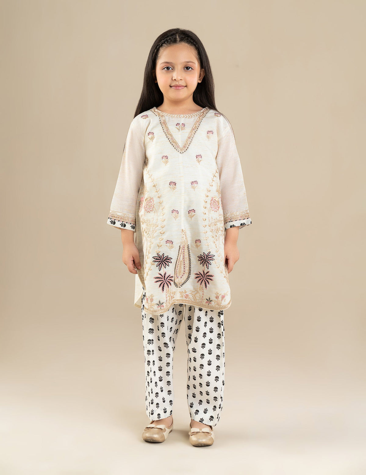 2 PIECE TILLA EMBROIDERED SUIT