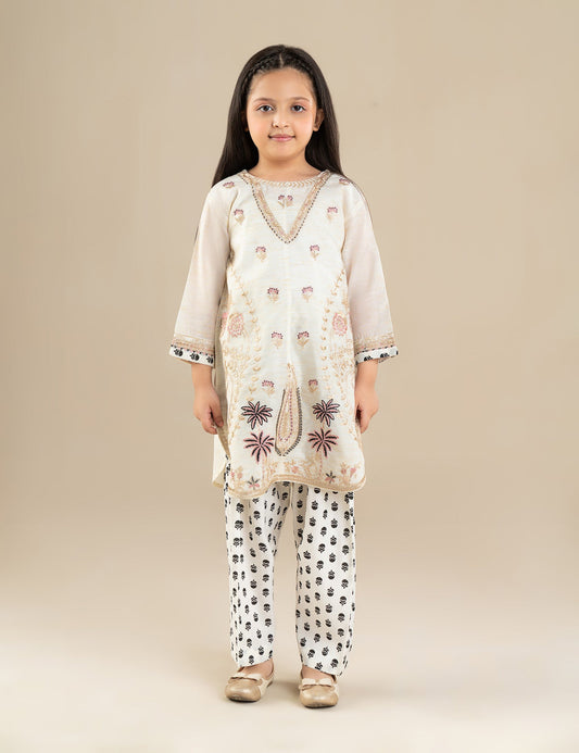 2 PIECE TILLA EMBROIDERED SUIT
